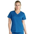 thumbnail image 1 of Grey's Anatomy Womens GRST011 Emma Top 4-Pocket Top Royal-X-Small, 1 of 2