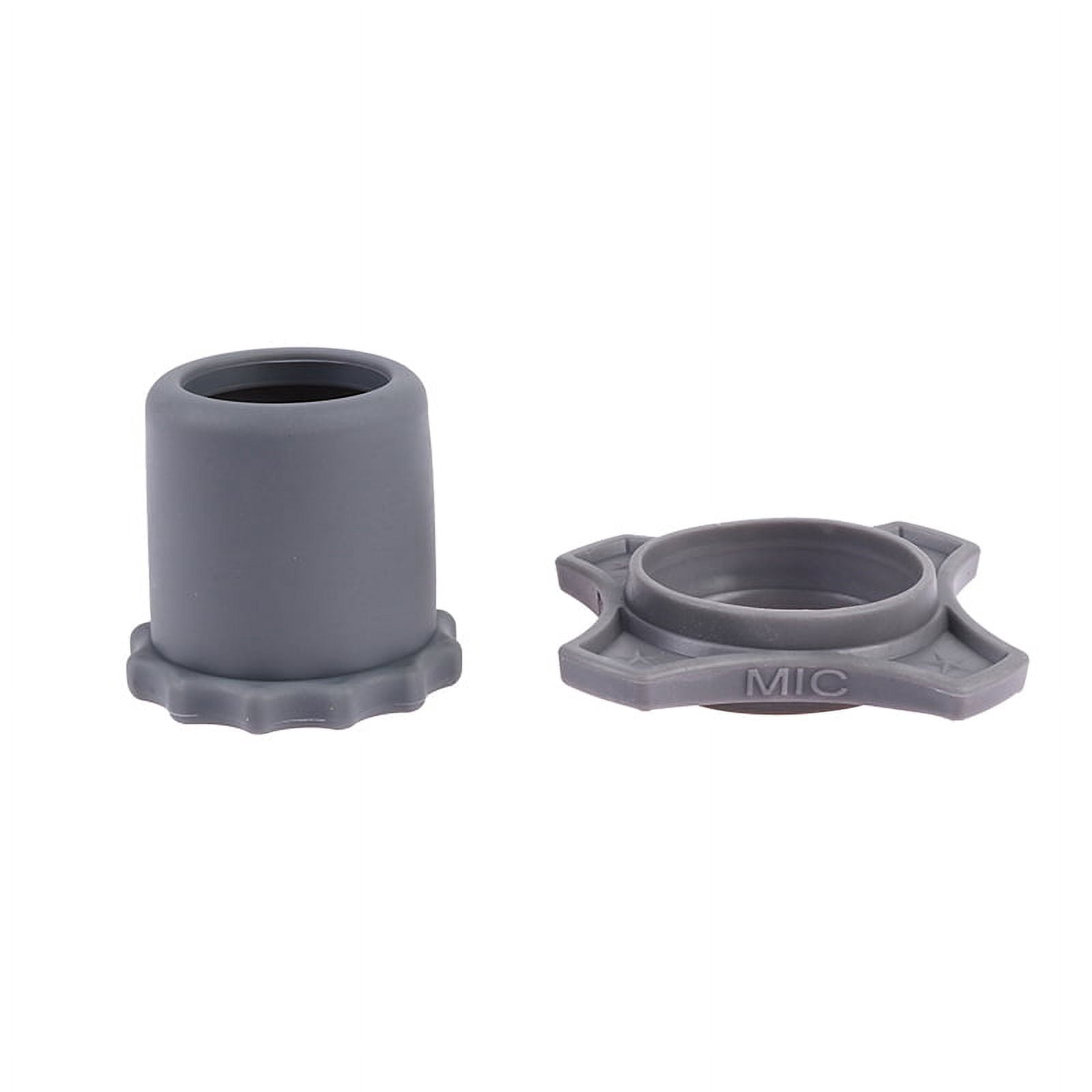 Lot De 5 Anneaux Anti-roulis Et Capuchons En Silicone Pour Micro - Protection Anti-vent Et Anti-chocs