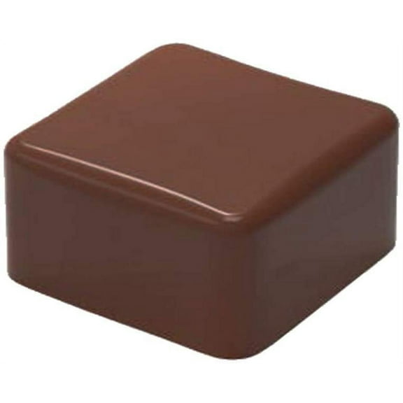 Greyas CM 3015 Clear Polycarbonate Chocolate Mold Candy Mould with 24 Square Cavities, Each 26.2mm x 26.2mm x 17.2mm High