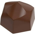 thumbnail image 1 of Greyas CM 3264 Clear Polycarbonate Chocolate Mold Candy Mould with 24 Indented-Hexagon Cavities, Each 28mm Across x 19.9mm High, 1 of 3