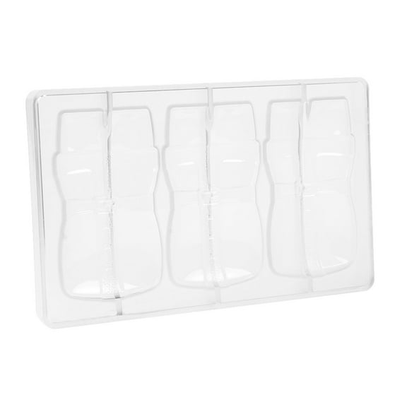 Greyas Polycarbonate Chocolate Mold, Santa Bar by Luis Amado, 3 Cavities, Each 78mm x 140mm x 13mm High