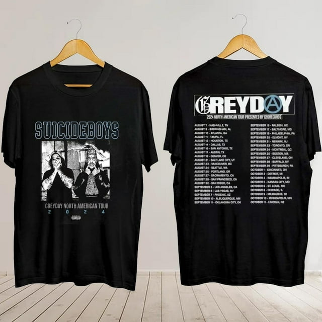 Greyday 2024 Tour Suicideboys Shirt, Greyday Merch, Suicideboys Tour