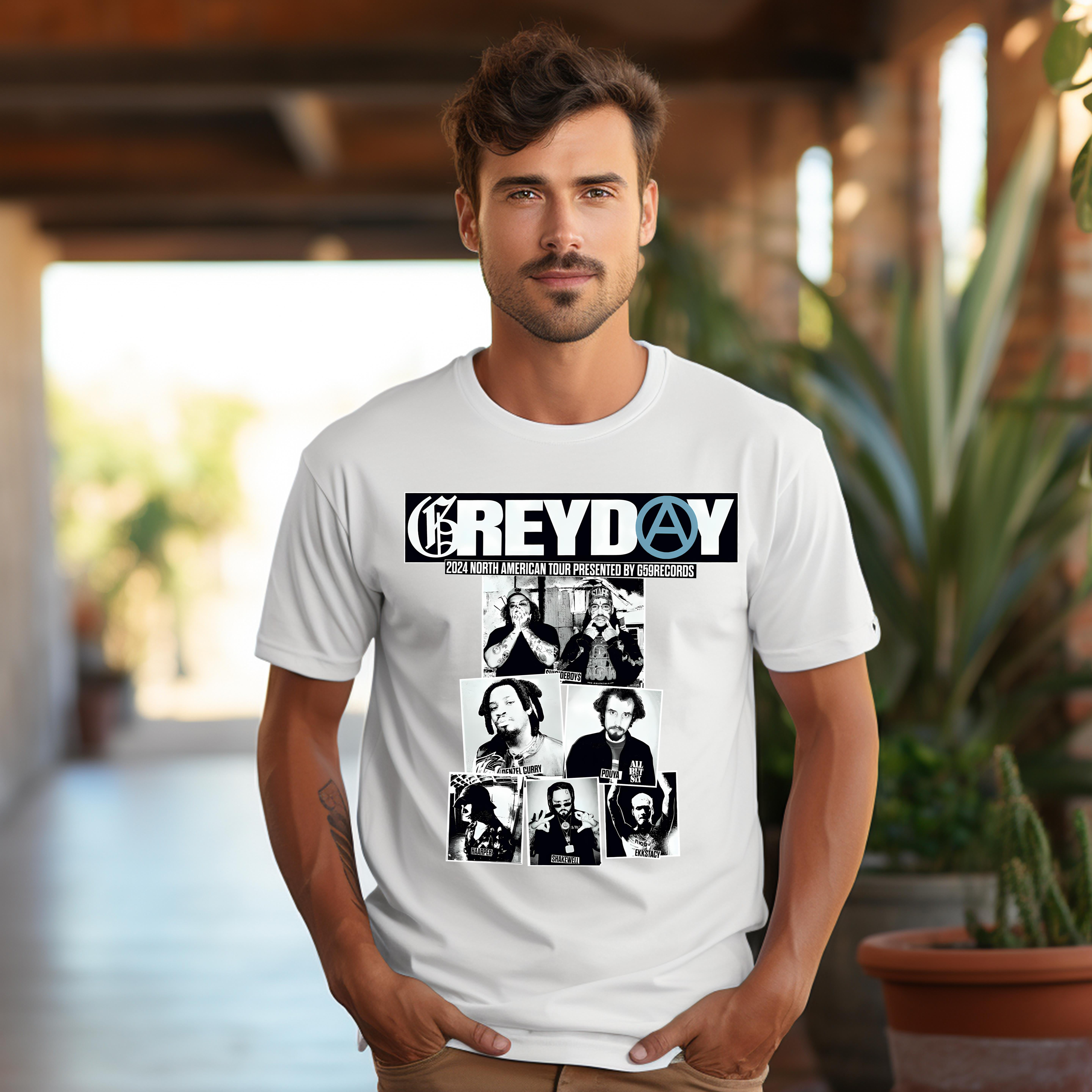 Greyday Merch, Greyday TSHIRT, Greyday 2024 Tour Up To 4XL