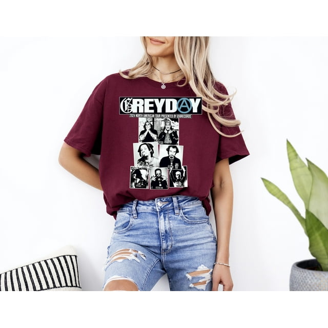 Greyday Merch, Greyday TSHIRT, Greyday 2024 Tour Up To 4XL