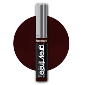Greyfree Root Touch-Up hair mascara temporary gray roots concealer (Red-Brown)