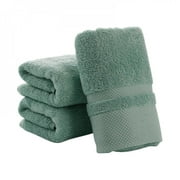 Greyghost 100% Cotton Towels Ultra Soft and Absorbent Towel Hand Bath Thick Towel Bathroom, Green