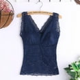 thumbnail image 1 of Greyghost ZL-Sexy Lace Floral Cami Padded Tank Top Women's Bra Sexy Lace Cami Bralette Crochet Flower Bra Vest Bustier Crop Top, 1 of 5