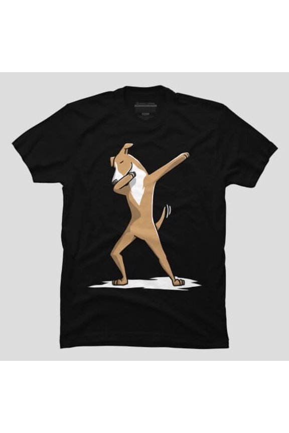 Greyhound Dabbing Dog Funny Dab Dance Move, H12390 Unisex T-Shirt, Up to 5XL Available