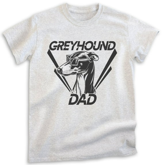 Greyhound Dad, Unisex Men's Shirt, Greyhound Owner, Funny Dog Dad Gift, Heather Ash, Medium