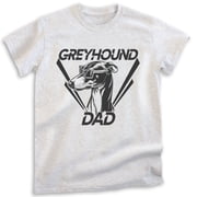 Greyhound Dad, Unisex Mens Shirt, Greyhound Owner, Funny Dog Dad Gift, Heather Ash, X-Small