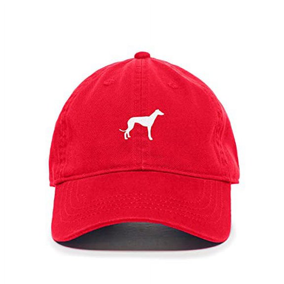 Greyhound Dog Baseball Cap Embroidered Cotton Adjustable Dad Hat