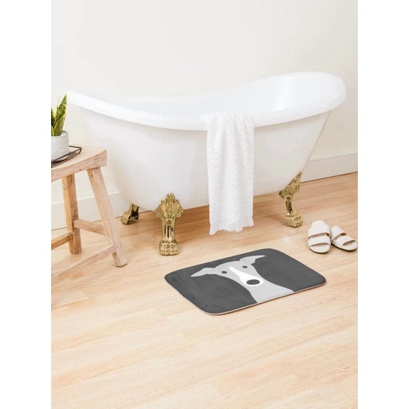 Greyhound Dog Face Doormat, Non-Slip Printed Floor Mat, 40x60 cm