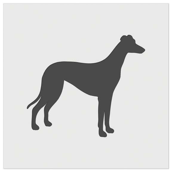 Greyhound Dog Solid DIY Cookie Wall Craft Stencil - 5.5 Inch