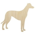 thumbnail image 1 of Greyhound Dog Solid Wood Shape Unfinished Piece Cutout Craft DIY Projects - 4.70 Inch Size - 1/8 Inch Thick, 1 of 7