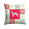 thumbnail image 1 of Greyhound Love Fabric Decorative Pillow, 1 of 4