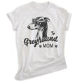 thumbnail image 1 of Greyhound Mom, Unisex Women's Shirt, Greyhound Owner, Funny Dog Mom Gift, Heather Ash, Medium, 1 of 6