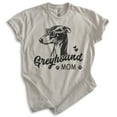 thumbnail image 1 of Greyhound Mom, Unisex Women's Shirt, Greyhound Owner, Funny Dog Mom Gift, Light Silk Gray, X-Large, 1 of 6