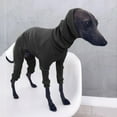 thumbnail image 1 of Greyhound Pajamas Solid Stretchable Four-Legged Rib Dog Onesie Lightweight Turtleneck Elastic Whippet Sweater Jumpsuit Pet Clothes for Small Medium Large Dogs, 1 of 4