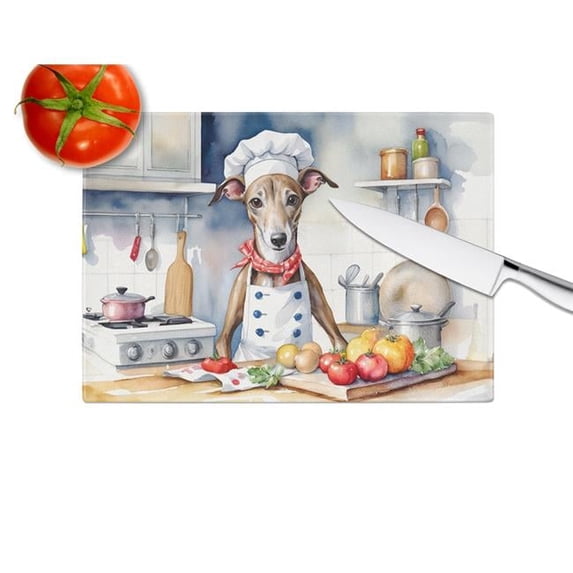 Greyhound The Chef Glass Cutting Board 12 in x 15 in