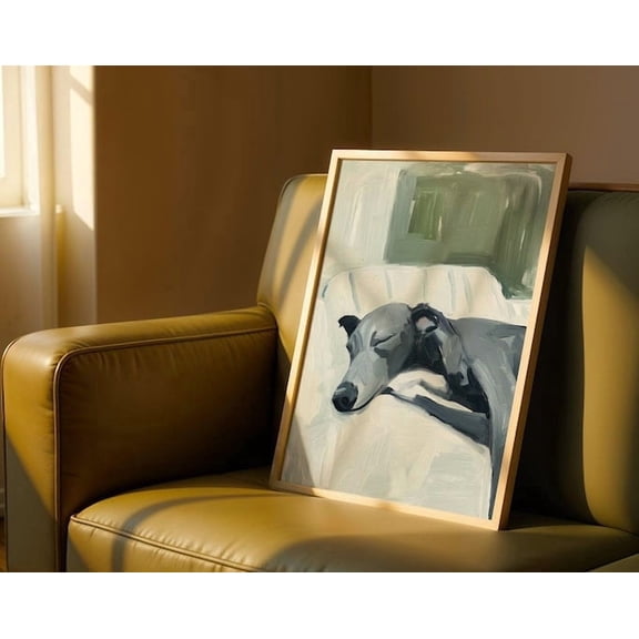Greyhound Wall Art , Poster Print Only