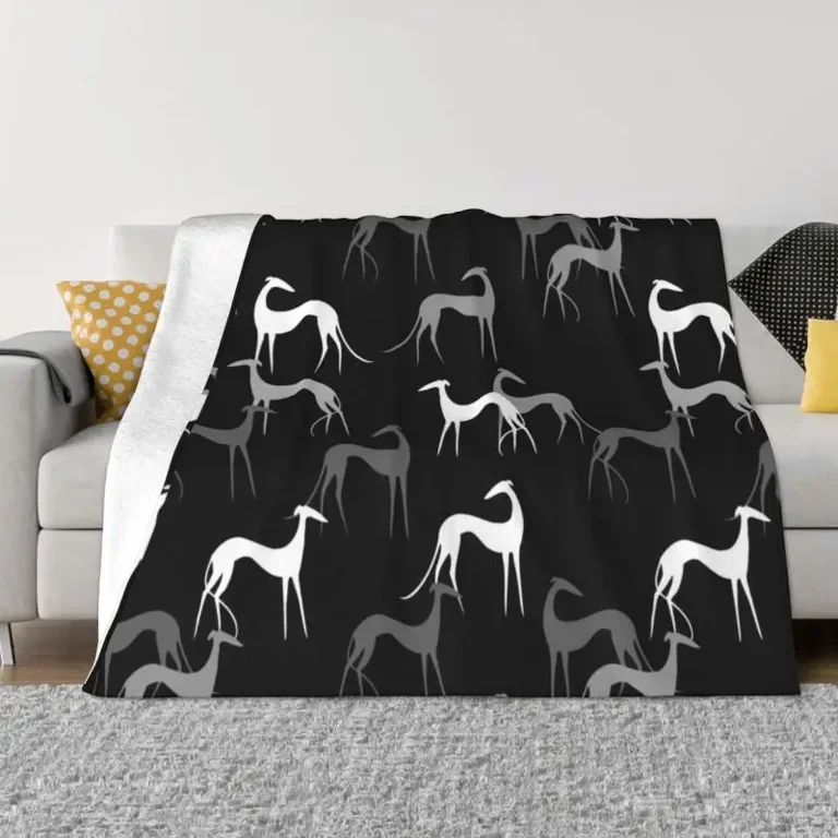 Greyhound Winter Hound Blankets Warm Flannel Whippet Sighthound Dog Throw Blanket for Bedding Travel Sofa Walmart