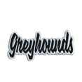thumbnail image 1 of Greyhounds - Black/White - Team Mascot - Words/Names - Iron on Applique/Embroidered Patch, 1 of 1