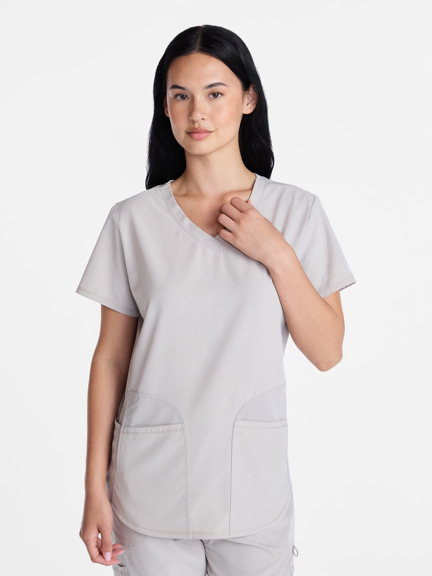 Grey's Anatomy Women's Scrub Top with Short Sleeves, Sizes S-3XL