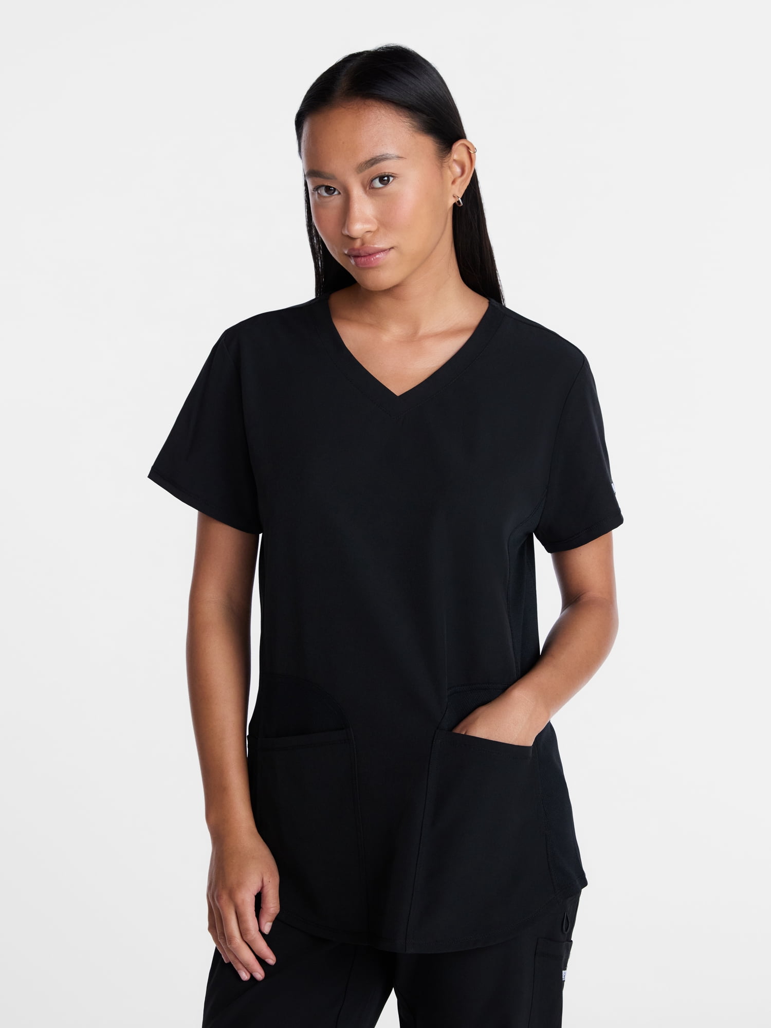 Grey's Anatomy Women's Scrub Top with Short Sleeves, Sizes S-3XL