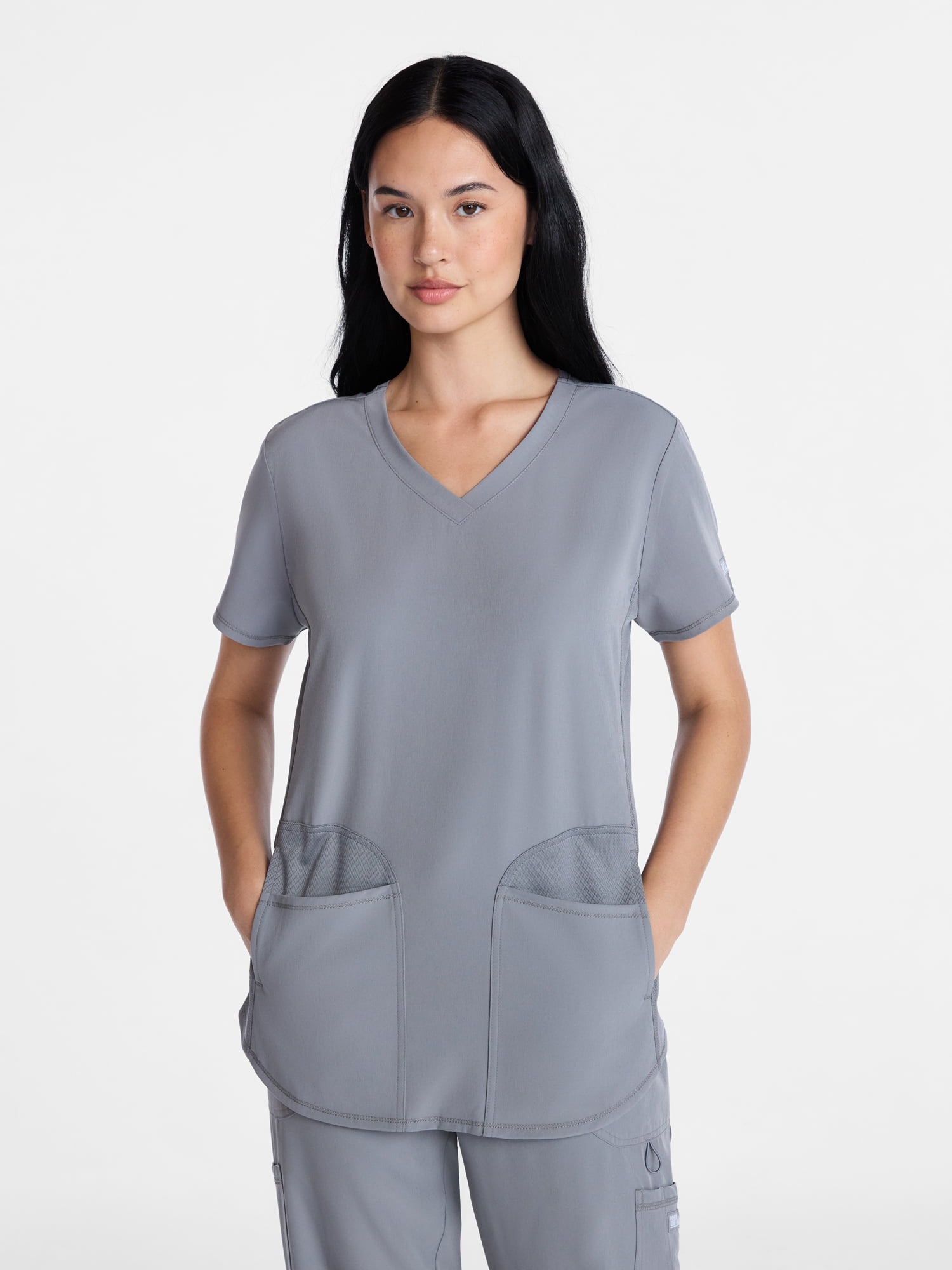 Grey's Anatomy Women's Scrub Top with Short Sleeves, Sizes S-3XL