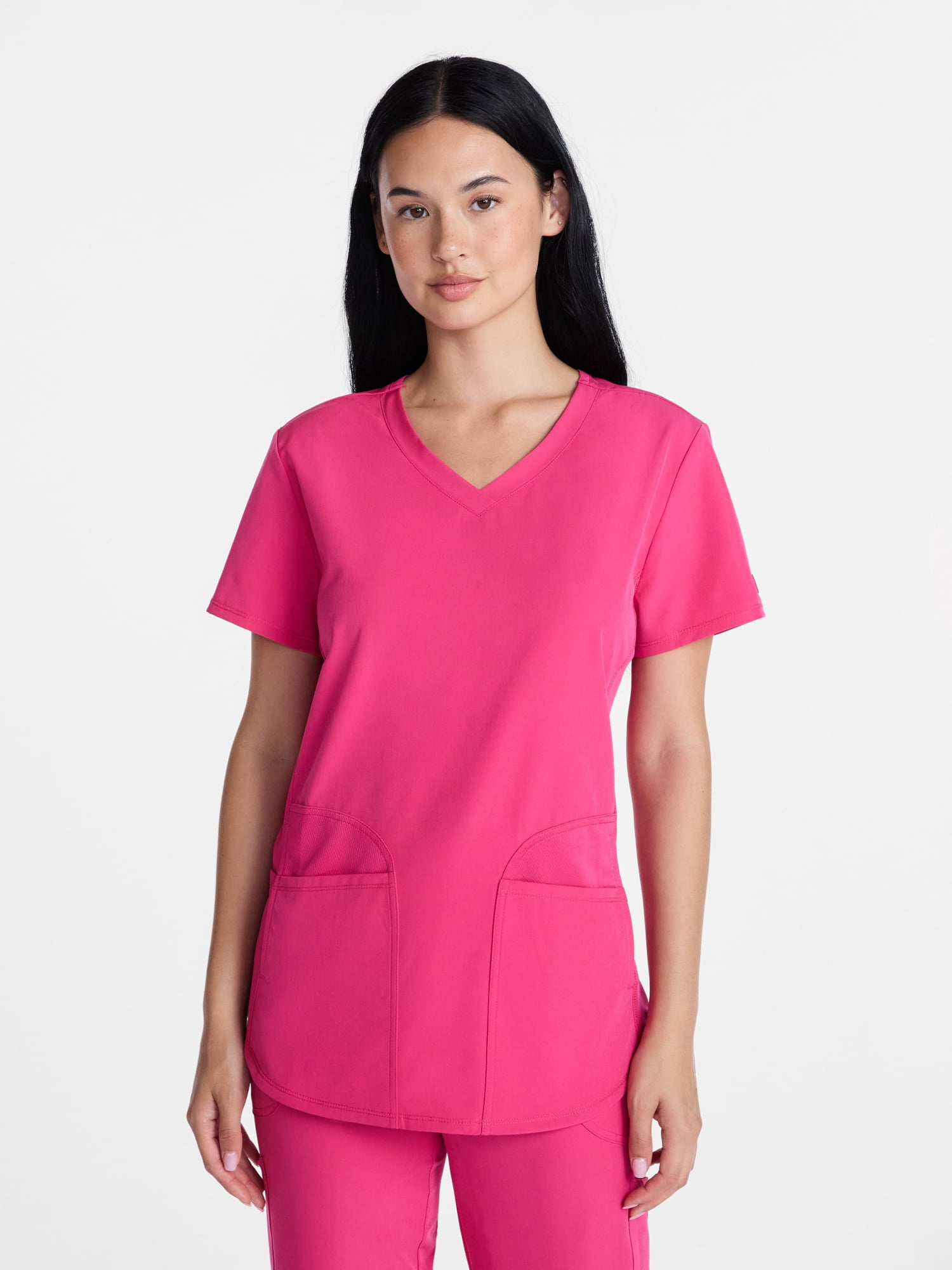 Grey's Anatomy Women's Scrub Top with Short Sleeves, Sizes S-3XL