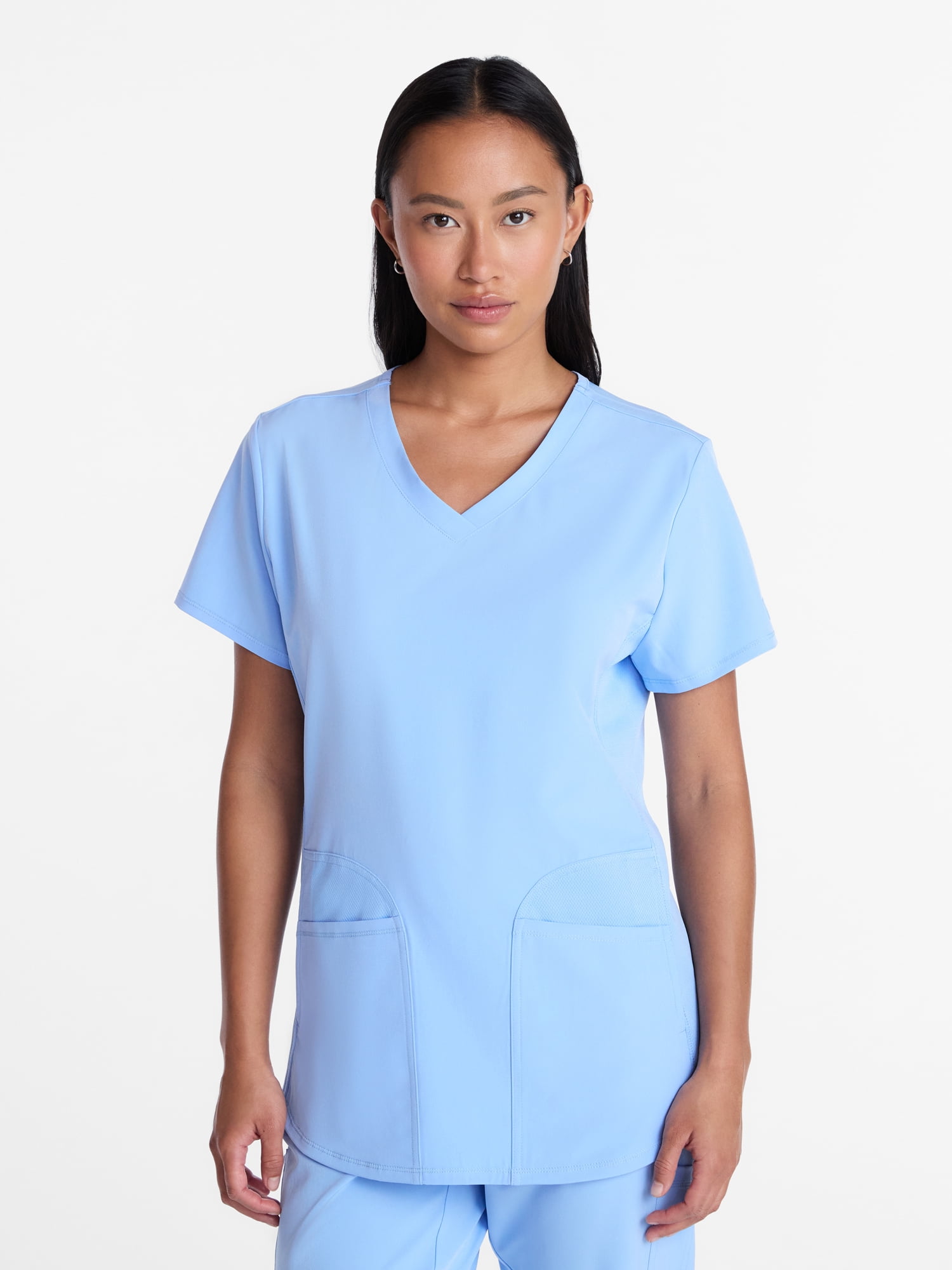 Grey's Anatomy Women's Scrub Top with Short Sleeves, Sizes S-3XL