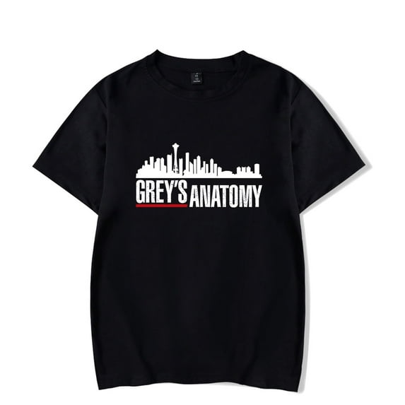 Greys Anatomy Short Sleeve Tee Women Men Crewneck T-shirt Unisex Tops