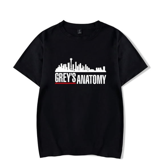 Greys Anatomy Short Sleeve Tee Women Men Crewneck T-shirt Unisex Tops