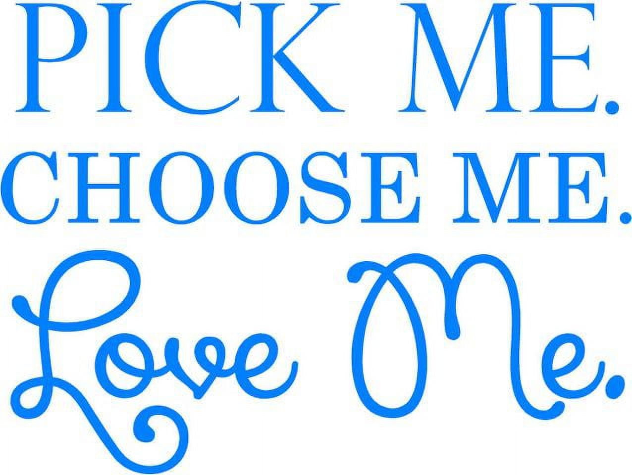 Greys Anatomy Wall Decor "Pick Me. Choose Me. Love Me" Bedroom