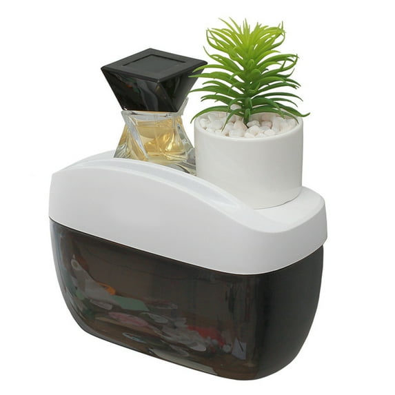 Topbathy Multi Use Grey Tissue Holder with Storage Rack for Bathroom Organization