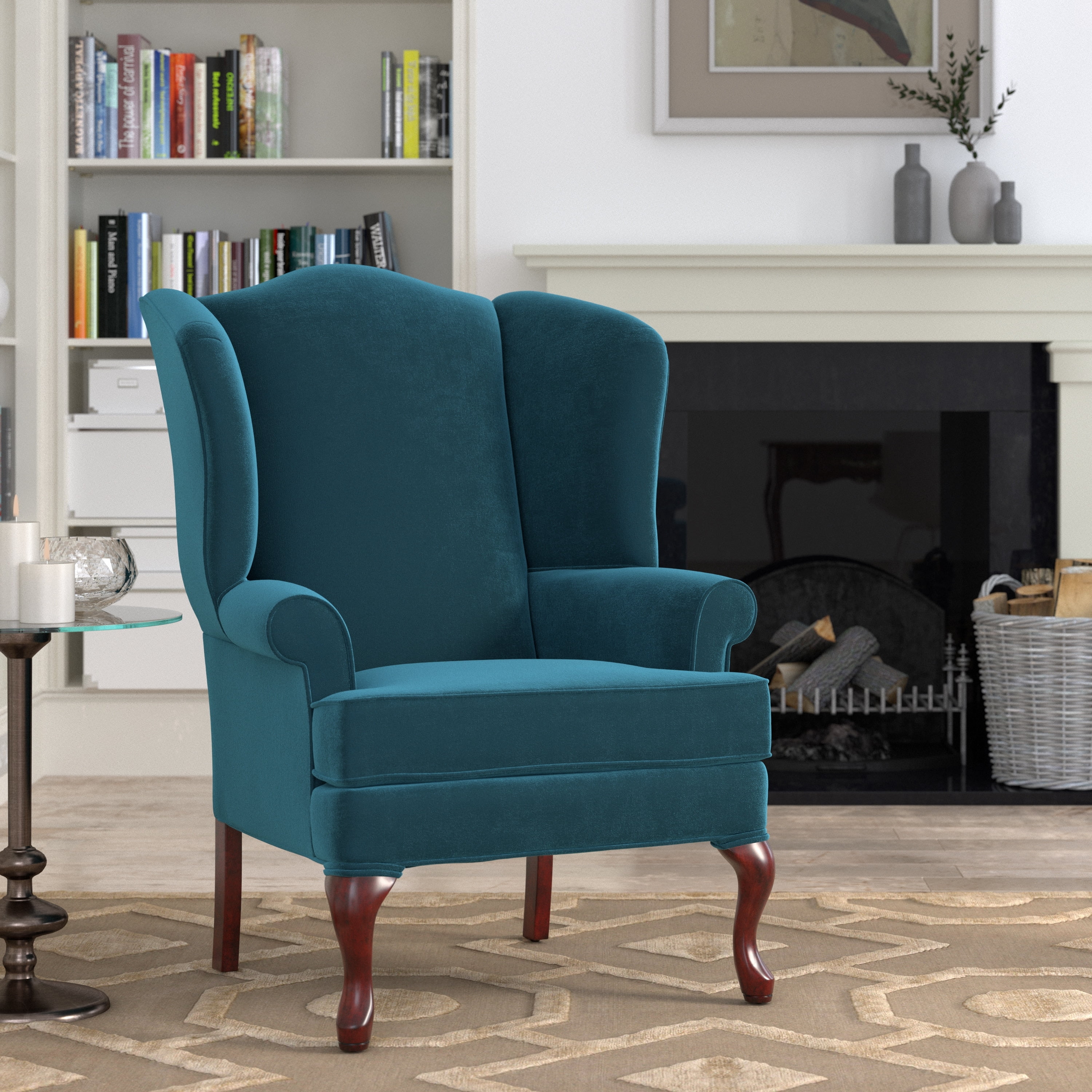 Greyson Living Estella Wingback Queen Anne Accent Chair by