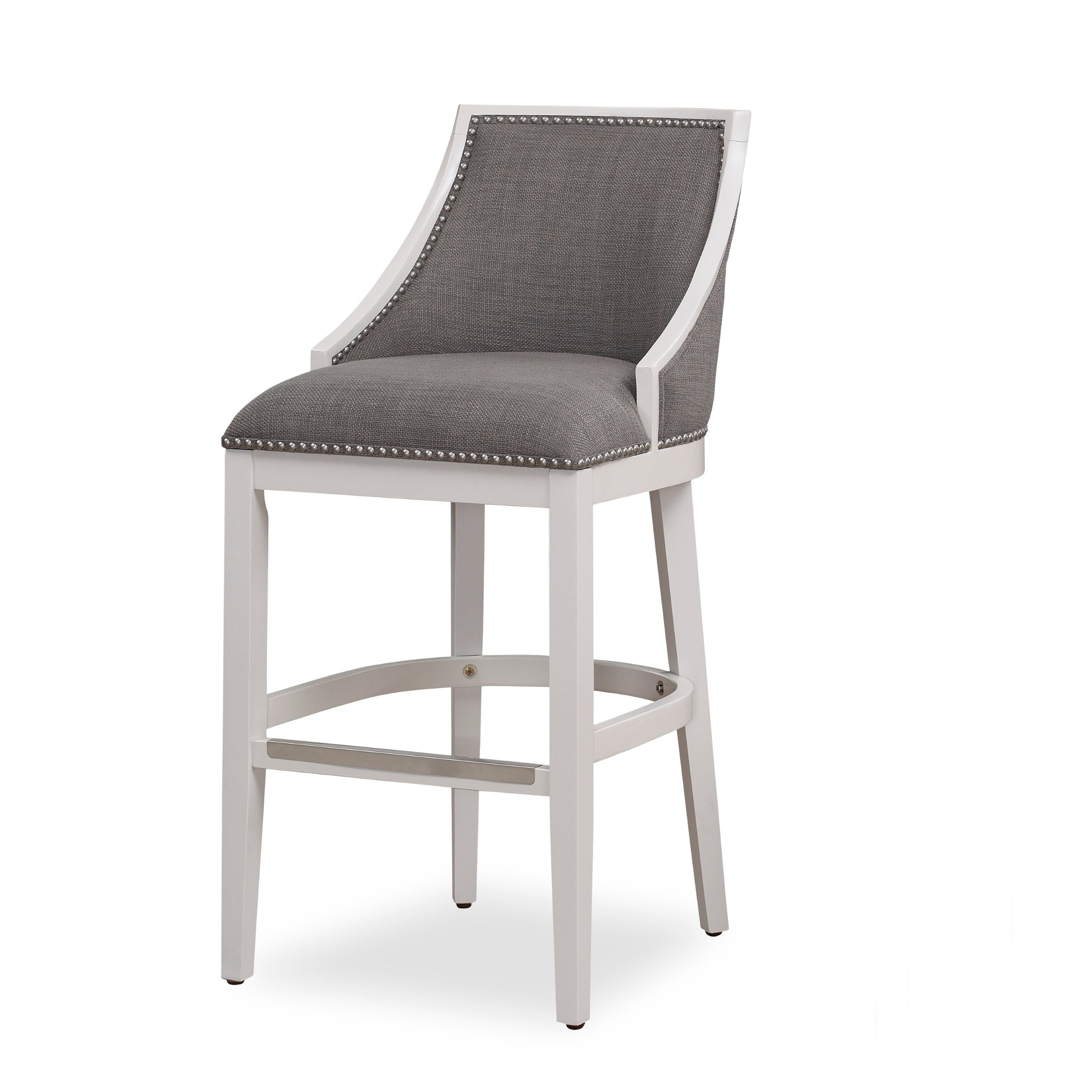 Lawrence white bar stool by greyson living deals