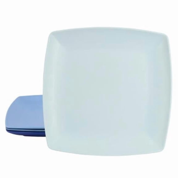 Greyson Square Melamine Dinner Plate Set - Assorted Blue - 10.5 in. - 4 Piece - Chip-Resistant