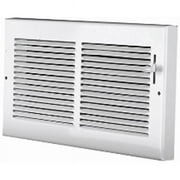 Greystone AB3BRWH126 12 x 6 in. Grille Baseboard Register, White