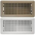 thumbnail image 1 of Greystone ABFRBR412 4 x 12 in. Floor Register with Louvered Design, Brown, 1 of 2