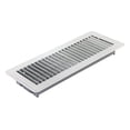 thumbnail image 1 of Greystone ABFRBR412 4 x 12 in. Floor Register with Louvered Design, Brown, 1 of 2