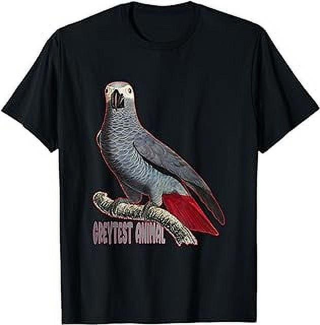 Greytest Animal African Grey Parrot T-Shirt - Walmart.com