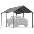 thumbnail image 1 of Grezone Carport L20 x W10 x H9.2 Ft Heavy Duty Portable Garage Car Tent All Season UV Resistant Canopy, 1 of 11