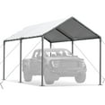 thumbnail image 1 of Grezone Carport L20xW10xH9.2Ft Heavy Duty Portable Garage Car Tent All Season UV Resistant Canopy, 1 of 11