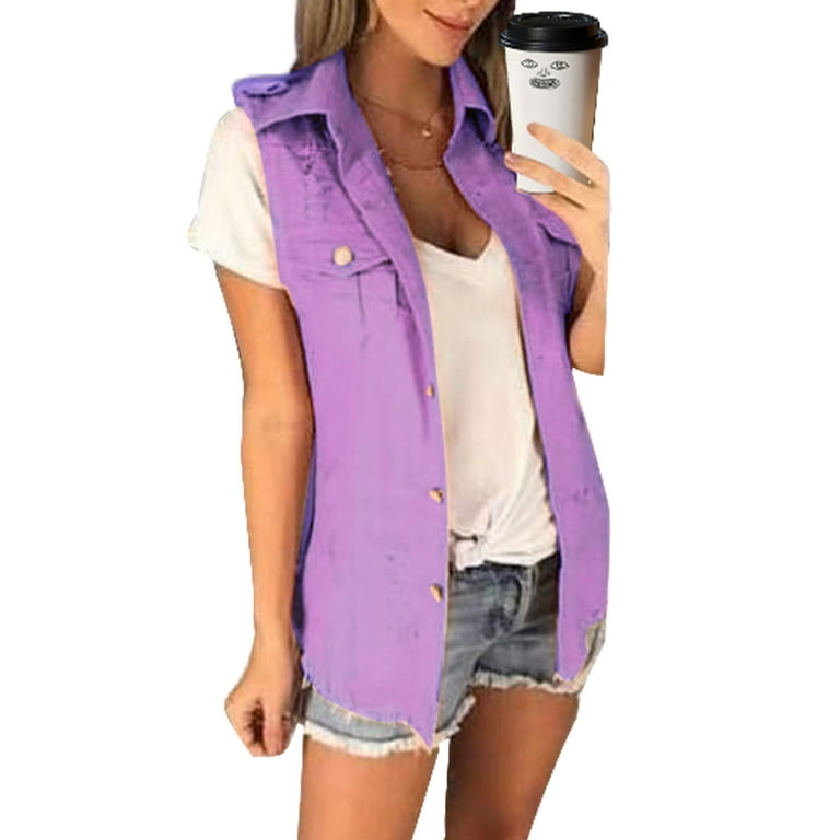 Casual Distressed Buttons Turndown Collar Blouses(4 Colors) Casual Distressed Buttons Turndown Collar Blouses(4 Colors)
