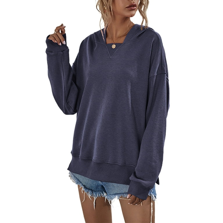 Walmart navy blue sweatshirt sales