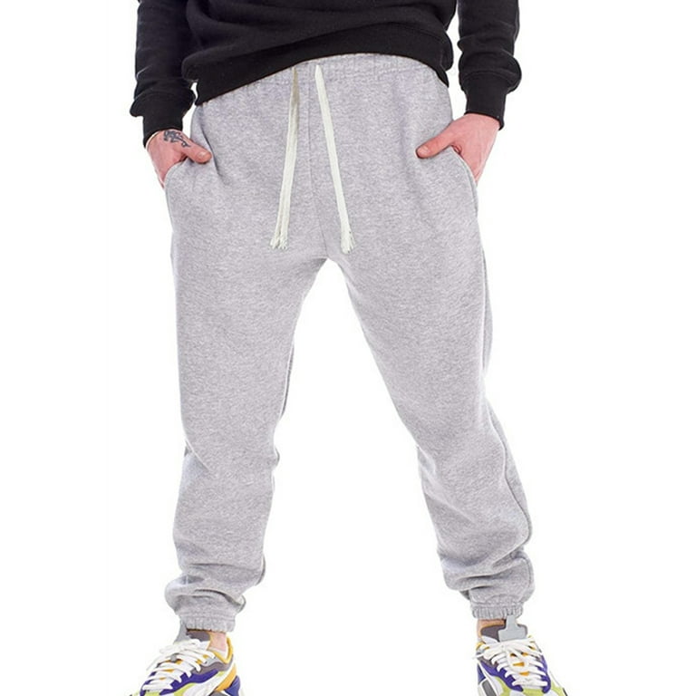 Cheap Fleece Pants Men Fleece Sweatpants Men's Winter Fleece