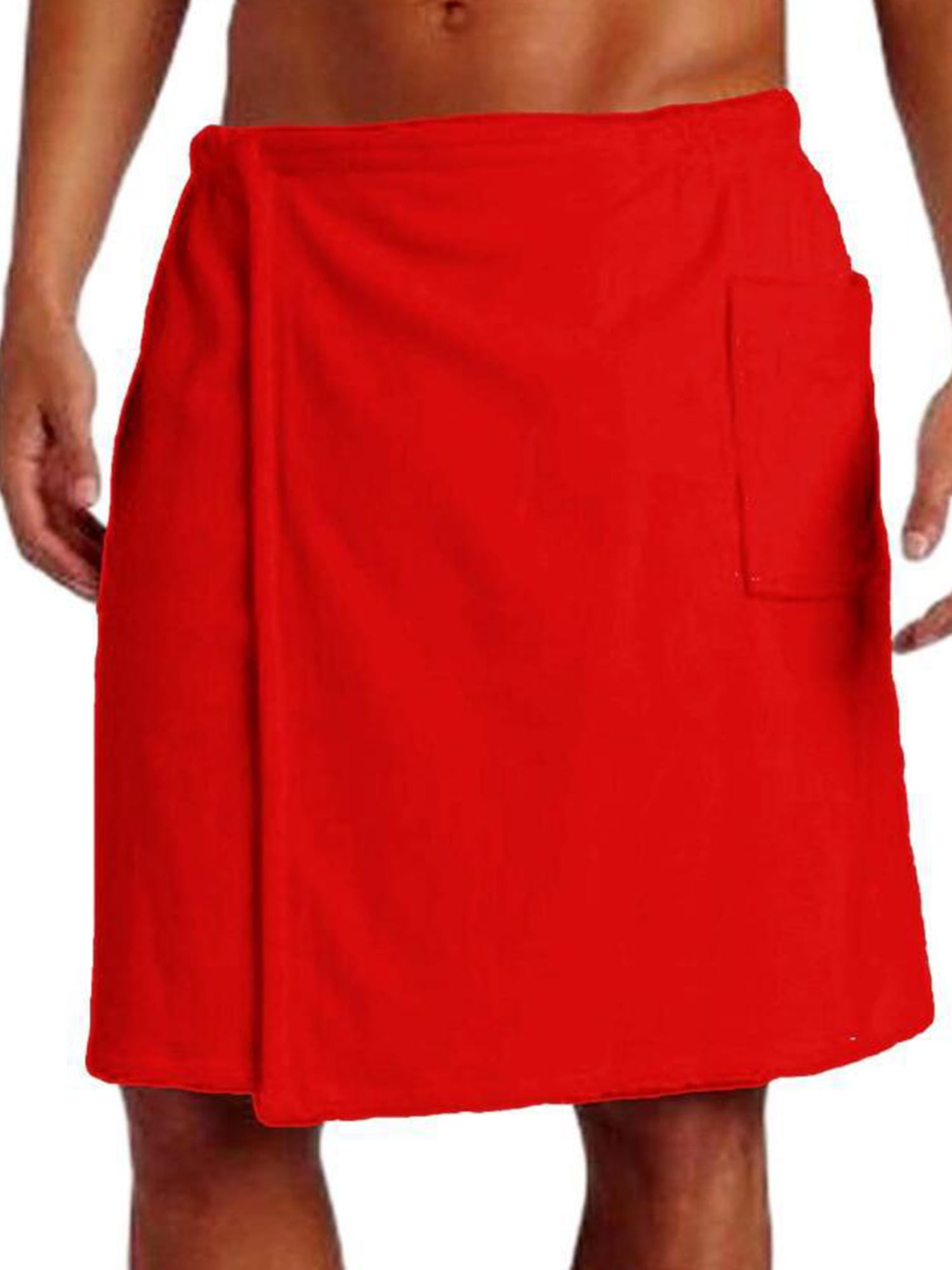 Grianlook Mens Loose Cover Up Wearable Solid Color Shower Wrap Gym