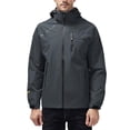 thumbnail image 1 of Grianlook Mens Water Resistant Zipper Outwear Zip Up Softshell Coat Rain Windproof Windbreaker, 1 of 3