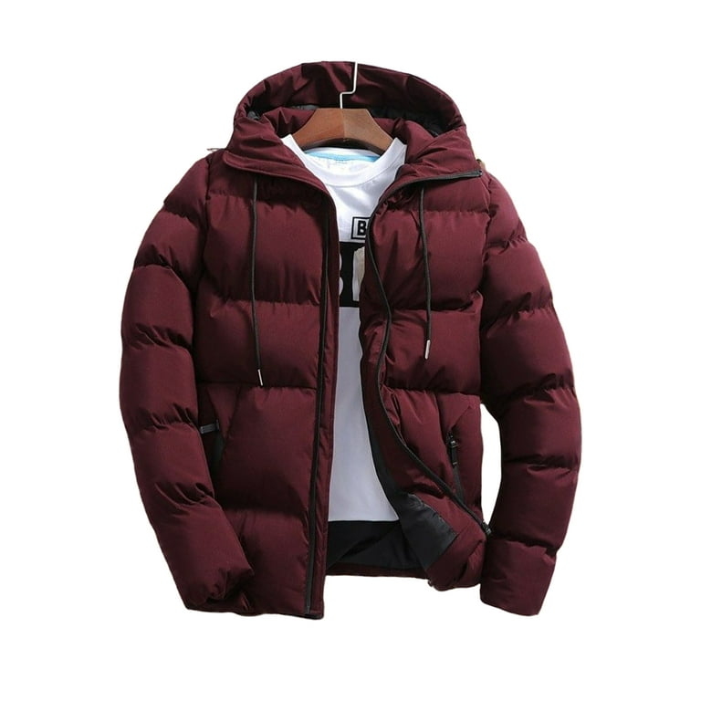 Men's Hooded Zip Down Jacket Men's Hooded Zip Down Jacket